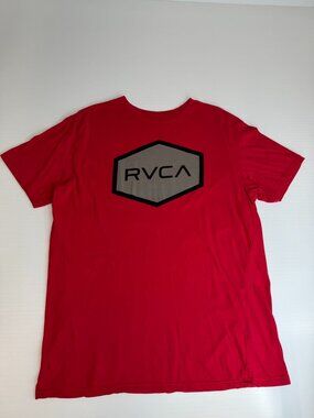 RVCA Shirt Men Extra Large Artist Logo Tenore Collect Work Party Run Gym Core Go